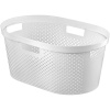 Curver Kôš na bielizeň Infinity Dots 40L biely 231011