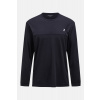 TRIČKO PEAK PERFORMANCE M TRAIL WOOL BLEND LS BLACK