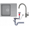 Kuchynská batéria - Franke sada umývadla + batéria šedý kameň (Kuchynská batéria - Franke sada umývadla + batéria šedý kameň)