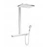 Hansgrohe Rainmaker Select - Sprchový set Showerpipe 460 s termostatom, 2 prúdy, biela/chróm 27109400
