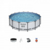 Bestway Bazén Bestway® Steel Pro MAX, 5612Z, kartušová filtrácia, rebrík, plachta, 488x122cm