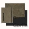 Moleskine - zberateľský set Shine zlatistý v darčekovej krabici s diárom - Moleskine