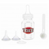 Trixie Kojenecký set láhev 120 ml 3 dudlíky odměrka