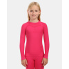 Detské bezšvové termo tričko s dlhým rukávom - ružové|13