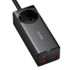 Baseus sieťová nabíjačka/predlžovačka (PSZM000401) – GaN3 Pro, 2× USB, 2× USB-C, AC zásuvka, 100W, čierna KF2320149
