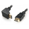 Gembird HDMI- HDMI V2.0 male-male kábel (pozlátené kon.) 1.8m s 90° konektorom CC-HDMI490-6