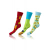 Dámske ponožky Bellinda Crazy Socks BE491004-305 3-pack Farba: Zelená, Veľkosť: 43-46