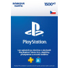 Sony PlayStation Store predplatená karta 1500 CZK