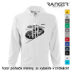 Mikina RANGER® - AUTO M Biela
