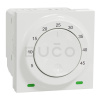Schneider Electric Unica Termostat podlahový, otočný, 2 moduly, Biely