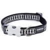 RedDingo Obojok Reflective Bones - 12mm/20 až 32cm