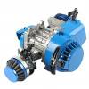 Motor 49 cc minibike tuning - modrý