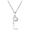 Hot Diamonds Náhrdelník Micro P Clasic HDDP416
