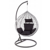 Závesné hojdacie kreslo - Eggy Garden Armchair Popieraty/Black Halmar Bujany (Eggy Garden Armchair Popieraty/Black Halmar Bujany)