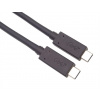 PREMIUMCORD Kabel USB4™ 40Gbps 8K@60Hz Thunderbolt 3, 1,2m ku4cx12bk