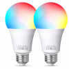 Smart osvetlenie - LED žiarovky E27 10W RGB+CCT inteligentné wifi znížené (LED žiarovky E27 10W RGB+CCT inteligentné wifi znížené)