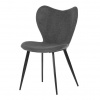 Autronic Jedálenská stolička, sivá, látka, DCL-1031 GREY2