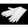 Společenské rukavice pánské, saténové Varianta: vel L bílá, Balení: 1 pár