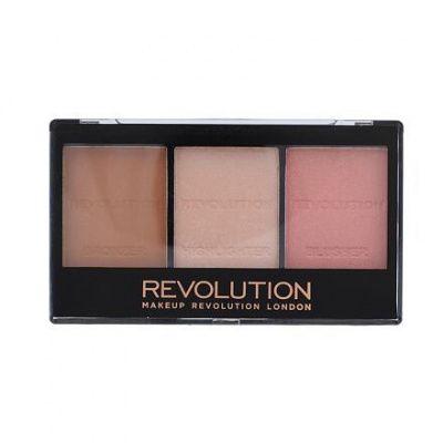 Makeup Revolution London Ultra Sculpt & Contour Kit konturovací paletka 11 g odstín C01 Ultra Fair