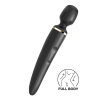 Masážna hlavica a vibrátor 2v1 SATISFYER WAND-ER WOMAN čierna