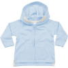 Babybugz Mikina BZ32 s kapucí, dětská COT710032t2692-dusty blue Modrá dusty 12-18