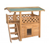 Búda pre mačky s terasou KERBL 82790 LODGE, 77x50x73cm