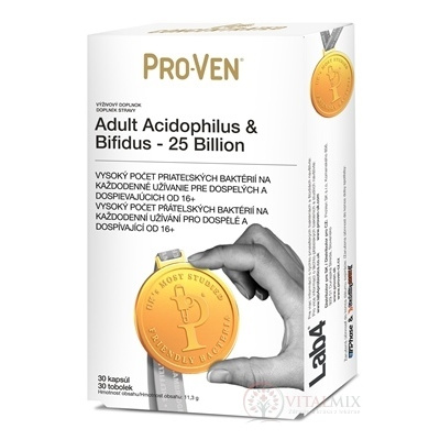 Pro-Ven Adult Acidophilus & Bifidus 25 Billion cps 30 kapsúl