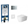 Geberit SET Duofix 111.300.00.5 +WCzávesné Duravit ME by Starck Riml.+sedSC+Sigma01 ChrLes 111.300.00.5 NM2