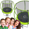 Carruzzo trampolína so sieťou 305 cm FT 10 (304-312 cm) (DETSKÁ ZÁHRADNÁ TRAMPOLÍNA PREMIUM 10FT 312cm SIEŤOVÝ REBRÍK poťah)