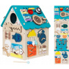 DOMČEK AKTIVÍT LED MANIPULAČNÁ TABUĽKA 12M+ BABY MIX MONTESSORI EFEKTY