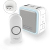 Zvonček Honeywell DC515NP2 bezdrôtový zvonček Series 5, 150 m, 6 melódií, základňa do zásuvky biela, design. t (DC515NP2)