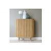 Furniria Dizajnová skrinka Wally 125 cm prírodný dub