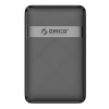 Orico 2577 HDD/SSD 2.5 drive enclosure, 5Gbps, USB-A to USB Micro-B (black)