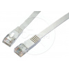 Solarix Patch kabel plochý CAT5E UTP LSOH 5m šedý non-snag-proof C5E-111GY-5MB