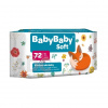 Baby Soft detské vlhčené utierky 72 ks