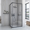 Sprchovací kút REA City 80x80 Black