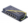 OEM POE injektor aktivní/pasivní - 6x 1 Gb/s, stíněný, 802.3af/at
