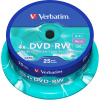 Médiá VERBATIM DVD-RW SERL 4,7 GB, 4x, spindle 25 ks (43639)