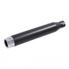 Univerzálny tlmič výfuku Highway Hawk Rage, priemer 38-42mm, chróm, čierna (1ks) Čierna