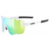 UVEX SPORTSTYLE 236 SET White mat/mirror green CAT.2+CAT.0 sportovní brýle s vyměnitelnými skly