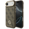 Kryt Guess Case iPhone 17 Air s MagSafe Guhmp17Mp4Grmdew (Pu W/ 4G Strass Logo) Brown