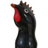 Condomerie handpainted novelty condoms black rooster