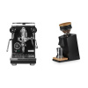 Profitec PRO 400, black + Eureka Mignon Single Dose, Black & Oak