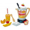 Tender Leaf Toys Fruity Blender drevený mixér s pohárom ovocím a kocky ľadu
