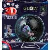 Ravensburger - Puzzle 3D Hviezdna guľa, svietiace v tme - 180 dielov