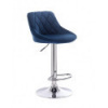 Barová stoličky Apolo Velur Tmavé more