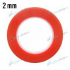 Obojstranná lepiaca páska MAGIC RED 2 mm priehľadná