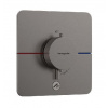 Hansgrohe ShowerSelect Comfort - Termostatická batéria pod omietku, kefovaný čierny chróm 15589340