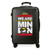 JOUMMABAGS Cestovný kufor ABS Mimoni We Are Minion Black ABS plast, 68 cm
