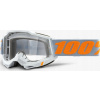 100% Gogle 100% ACCURI 2 LEFLEUR (Szyba Przezroczysta Anti-Fog, LT 88%-92%) (NEW)